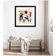 thumbnail image 3 of Kate and Laurel Framed Wall Art Print Vintage Rodeo Illustration by Corinna Buchholz of Piddix, 36 x 36, Manhattan Black Frame, Vintage, Americana Art for Wall Decor, 3 of 8