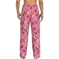 thumbnail image 3 of Goofa Strawberry Cake Printed Soft Pajama Pants for Men, Wide Leg Comfy Casual Lounge Yoga Pants-Medium, 3 of 9