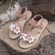 thumbnail image 5 of Amzcrzy Zapatos de mujer,Zapatos de mujer,Zapatillas de mujer, Sandalias de verano para mujer, informales, con flores y punta abierta Sandalias Mujer Zapatillas De Casa, 5 of 5