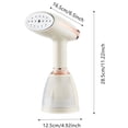 thumbnail image 2 of Handheld Garment Steamer 260ML Large Capacity Fast Heating Strong Steam for Home Travel Wrinkle Removal, 2 of 6