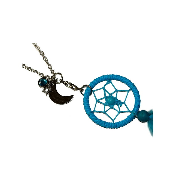 Rainbow Products Mini Dream Catcher Car Hanging Decoration I Love You To The Moon And Back Pendant Necklace Blue Color Walmart Com Walmart Com