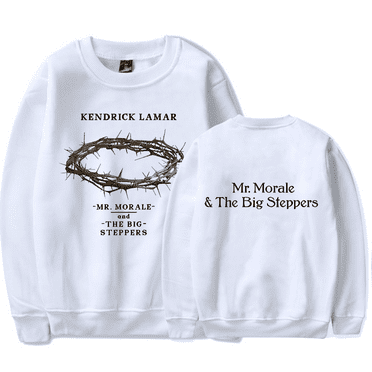 Kendrick Lamar Merch Sweatshirt Mr. Morale & The Big Steppers Long Sleeve Unisex Crewneck Streetwear Rapper