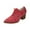 #0344-Red, variant on Floral Embroidered Short Bootie for Women Traditional patterns Vintage Casual Pointed Toe Low Top Lace up Shoes Comfortable Chunky Block Heel Ankle Boots Gift