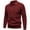 Wine, variant on Mens Knit Sweater Coat Fall Winter Fashion Collar Long Sleeve Button Front Outerwear Casual Warm Yarn Textured Pullover Layering Piece