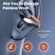 thumbnail image 4 of Auriculares de conducción ósea con Bluetooth 5.2, auriculares inalámbricos con clip para la oreja, auriculares deportivos con gancho para la oreja y micrófono, 4 of 6