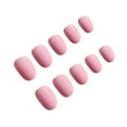 thumbnail image 2 of Vogacara 24 piezas de uñas postizas de ataúd esmerilado de cabeza redonda pequeña DIY uñas acrílicas de personalidad exquisita única Artificial Juegos de manicura 6 rosa Vogacara CE011423-06, 2 of 4
