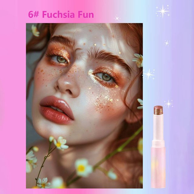 SIfdSeng Jelly Highlight Eye Shadow Stick Super Shiny Color Eye Shadow Highlight Stick