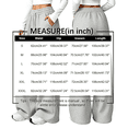 thumbnail image 3 of Dresfit Barrel Sweat Pants for Women Baggy Wide Leg Sweatpants Winter Fall Elastic Waist Drawstring Lounge Pants Tummy Control Solid Color Yoga Joggers M, 3 of 8