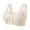 501_White, variant on Front Closure Bras for Older Women Lace Front Button Shaping Cup Push Up Bras