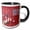 Black/White, variant on 3drose, Usa, Massachusetts, Cape Ann, Rockport. Lobster Buoys, 11oz Mug