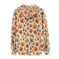 thumbnail image 3 of DISNIMO Thanksgiving Hoodies for Women Maple Leaves Printed Hooded Sweatshirts Zip Up Jackets Coat Sport Sweatshirt with Pockets, XS, 3 of 5