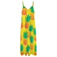 thumbnail image 4 of Lunarable Pineapple Fine Art Sleeveless Dress Summer Dress Woman 2025, 4 of 7