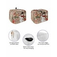 thumbnail image 2 of Fsddascl Christmas Snowman Toaster Cover 4 Slice, Large Kitchen Appliance Covers, Xmas Poinsettia Birds Balls Vintage Toaster Oven Cover with Loop, Bread Machine Cover Polyester Dust Cover Protection, 2 of 5