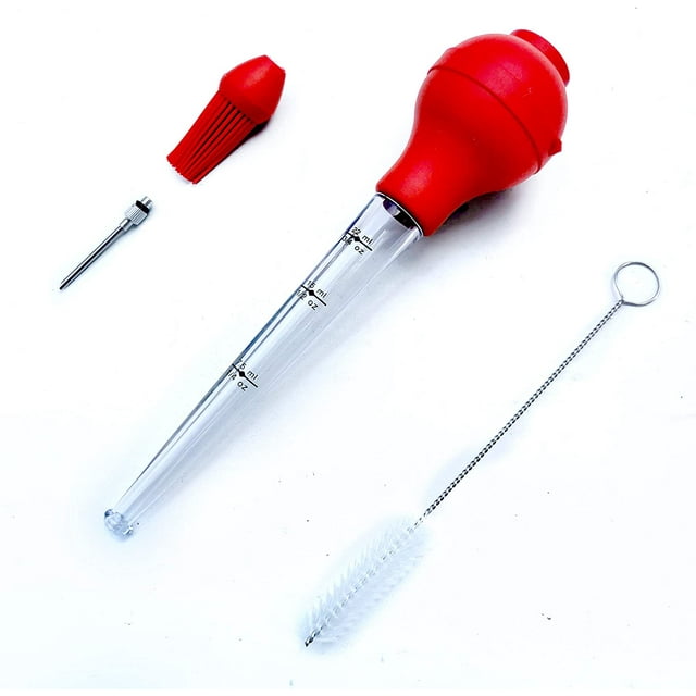 Turkey Baster, Turkey Baster Syringe with Cleaning Brush, Basters for