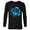 Black, variant on Disney Stitch in Sunglasses Cool Weird and Cosmic Freestyle- Long Sleeve T-Shirt for Men - Customized-Black