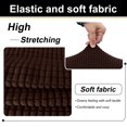 thumbnail image 2 of U-NICE HOME 2 Pieces Stretch Recliner Chair Cover Washable Chair Slipcover With Individual Seat Cushion for Pet Friendly, Chocolate, 2 of 7