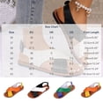 thumbnail image 3 of DIVVce Color Block Cross Strap Sandals For Women Open Toe Comfortable Casual Summer Footwear, 3 of 8