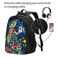 thumbnail image 2 of Daiia Colorful Floral Forest Fairy Pattern USB Charging Backpack for Men and Women, Anti-Theft Backpack,Travel Backpack,School Backpack,College Backpack,Laptop Backpack, 2 of 7