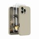thumbnail image 1 of Chenchen Designed for iPhone 16 Pro Case, Silicone Upgraded [Camera Protection] Phone Case, Soft Anti-Scratch Microfiber Lining Inside, 2024, Khaki, 1 of 1