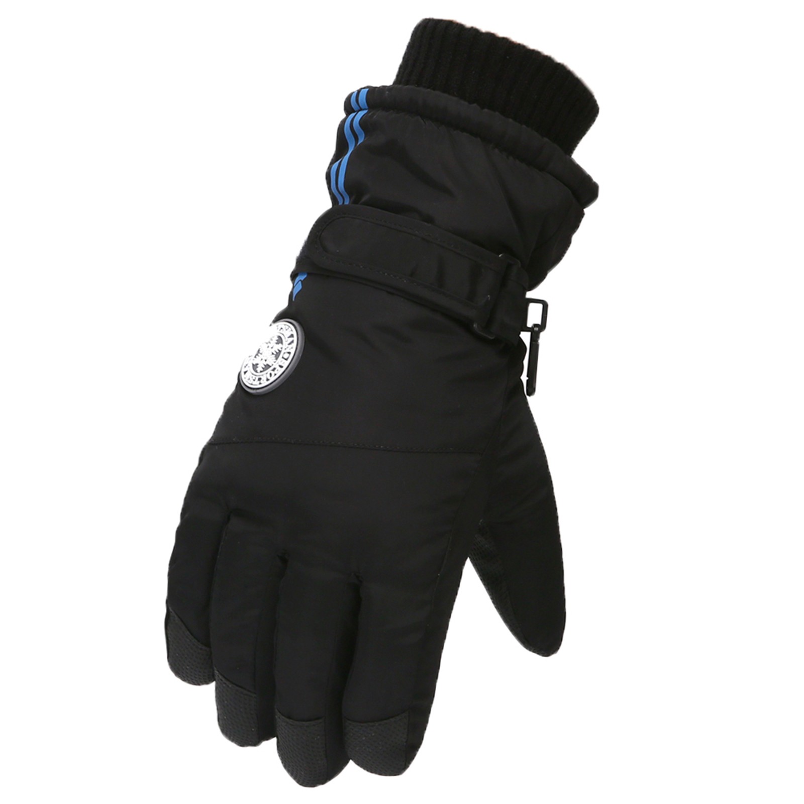 Gants Enfants Imperméables Softshell - Tactile, Antidérapant, Coupe-Vent - Pour Équitation, Vélo, Sport D'Hiver - Taille 4-12 Ans