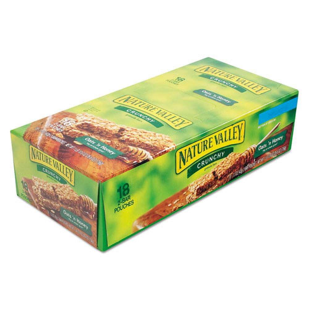 Granola Bars, Oats'n Honey Cereal, 1.5 Oz Bar, 18/box | Bundle of 5 Boxes