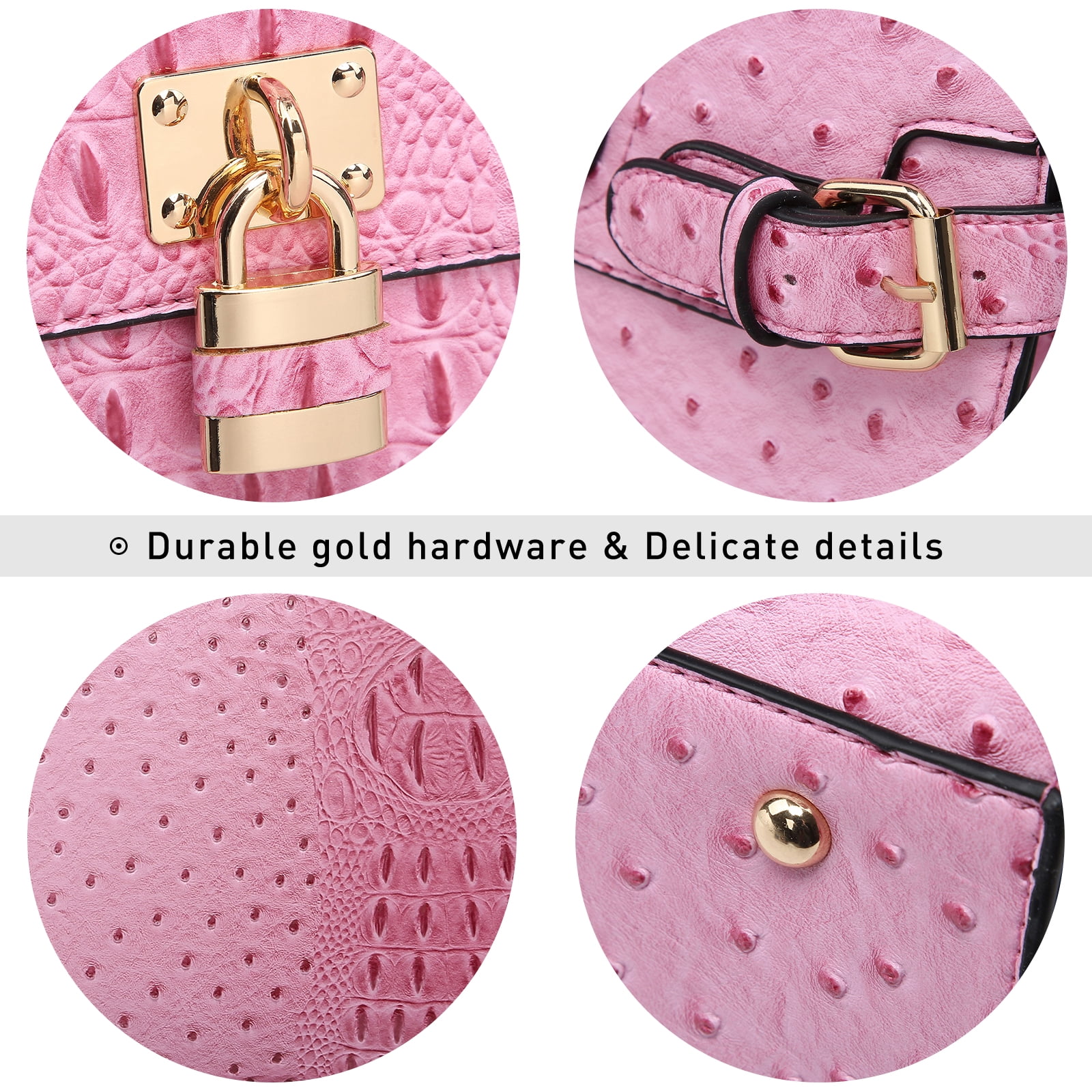 Top Handle Tote Handbags Work Shoulder Bags with Matching Wristlet Wallet for Women