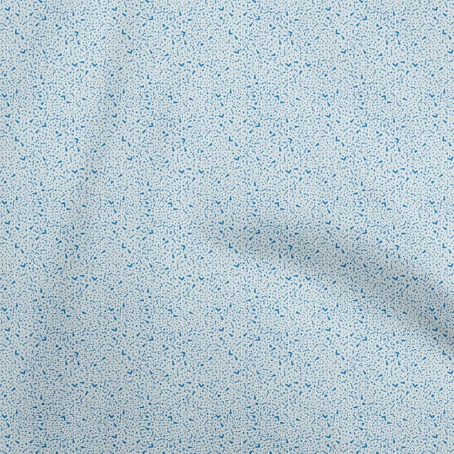 oneOone Polyester Spandex Light Blue Fabric Abstract Craft Projects Decor Fabric Printed By The Yard 56 Inch Wide