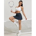 thumbnail image 3 of Ekouaer Tennis Skort for Women High Waisted Athletic Skirts Lightweight Golf Skort with Shorts Pocket Workout Pickleball Cheer Skirt, 3 of 7