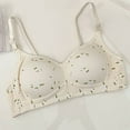 thumbnail image 1 of LOVZFMLL Soutiens-Gorge pour Femmes Lingerie Étudiante Fille Rassemblée Mince Sans Armature Soutien-Gorge Fille Beige L, 1 of 3