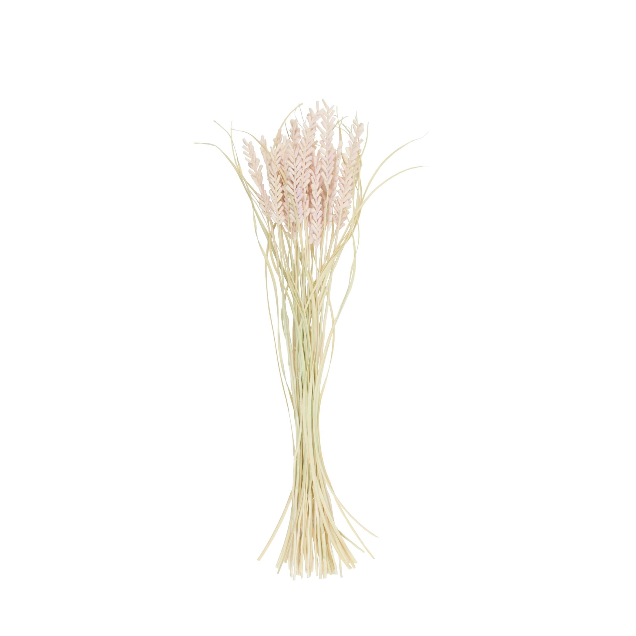 41" Tall Floral Bouquet Dried Plant Natural Foliage Bouquet with Cream Stems, by DecMode