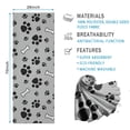 thumbnail image 2 of Paw Prints and Bones Hot Yoga Mat Towel Non Slip for Hot Yoga - Quick-Drying Yoga Mat Cover with 4 Corner Pockets with Travel Bag - Hot Yoga Towel Non Slip 74"x26", 2 of 6