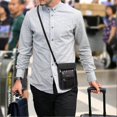 thumbnail image 4 of Wallet And Passport Holder, Travel Storage Diagonal Bag, Hanging Neck Document Bag, 4 of 4