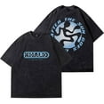 thumbnail image 2 of Khalid After The Sun Goes Down Vintage Wash T-Shirts Women Men HipHop Cotton Short Sleeve Tee, 2 of 6