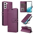 thumbnail image 4 of Étui Portefeuille Premium pour Samsung Galaxy S23 Plus avec Fentes pour Cartes et Support, Étui à Rabat Violet, 4 of 7