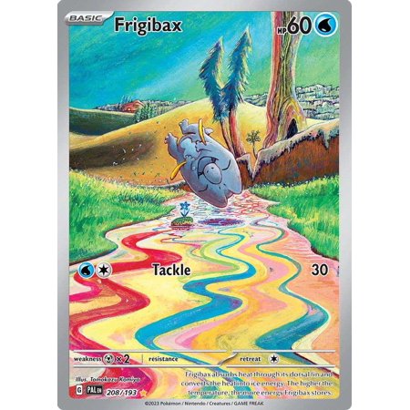 Pokemon Paldea Evolved Illustration Rare Frigibax #208
