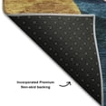 thumbnail image 5 of Addison Rugs Mayfield Premium Machine Washable Transitional Contemporary Green Rectangle Rug, 8' x 10', 5 of 6