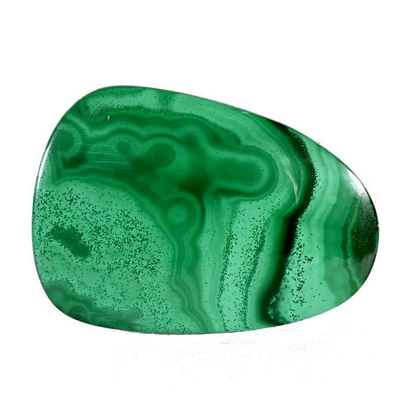 39.70Cts Natural Green Malachite Fancy Cabochon Loose Gemstone