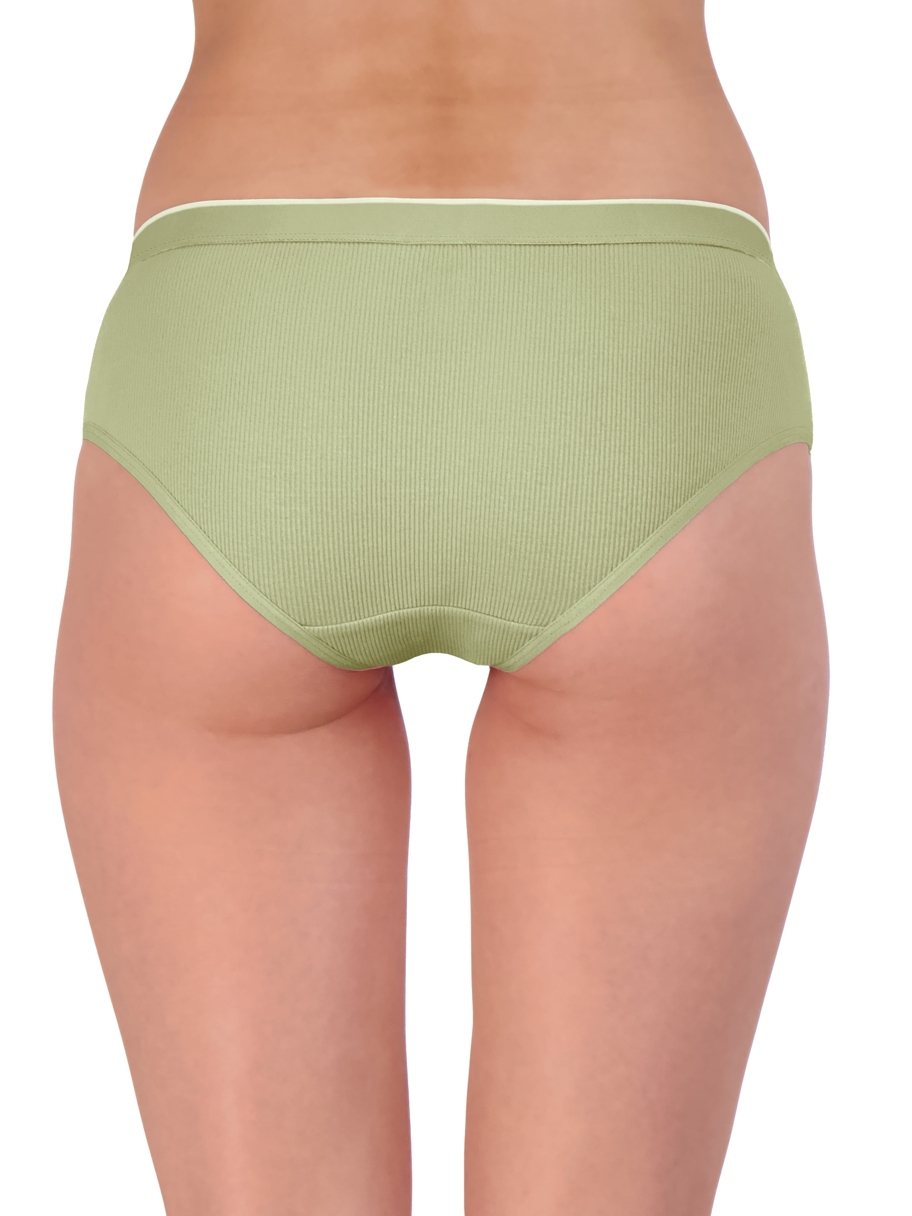 No Boundaries Stretch Ribbed Hipster Underwear, 5-Pack, Women's XS-XXXL