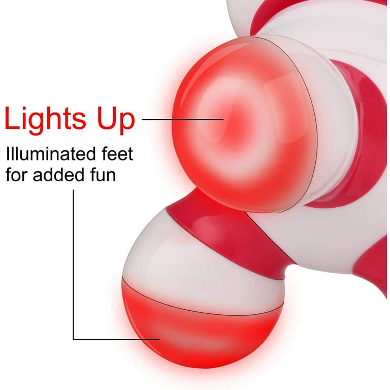 Handheld Massager Mini Portable Body Vibrating Massage with LED Light, Perfect for Hand/ Head /Neck/ Back/ Legs /Arms Face Pain Release