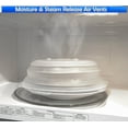 2 Microwave Hovering Anti Splattering Food Lid Cover Guard