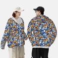 thumbnail image 4 of Balery Colorful Butterfly1 Sudadera ligera de manga larga con capucha y protección solar UPF 50+ para hombre y mujer, ideal para pesca y running-Small, 4 of 7