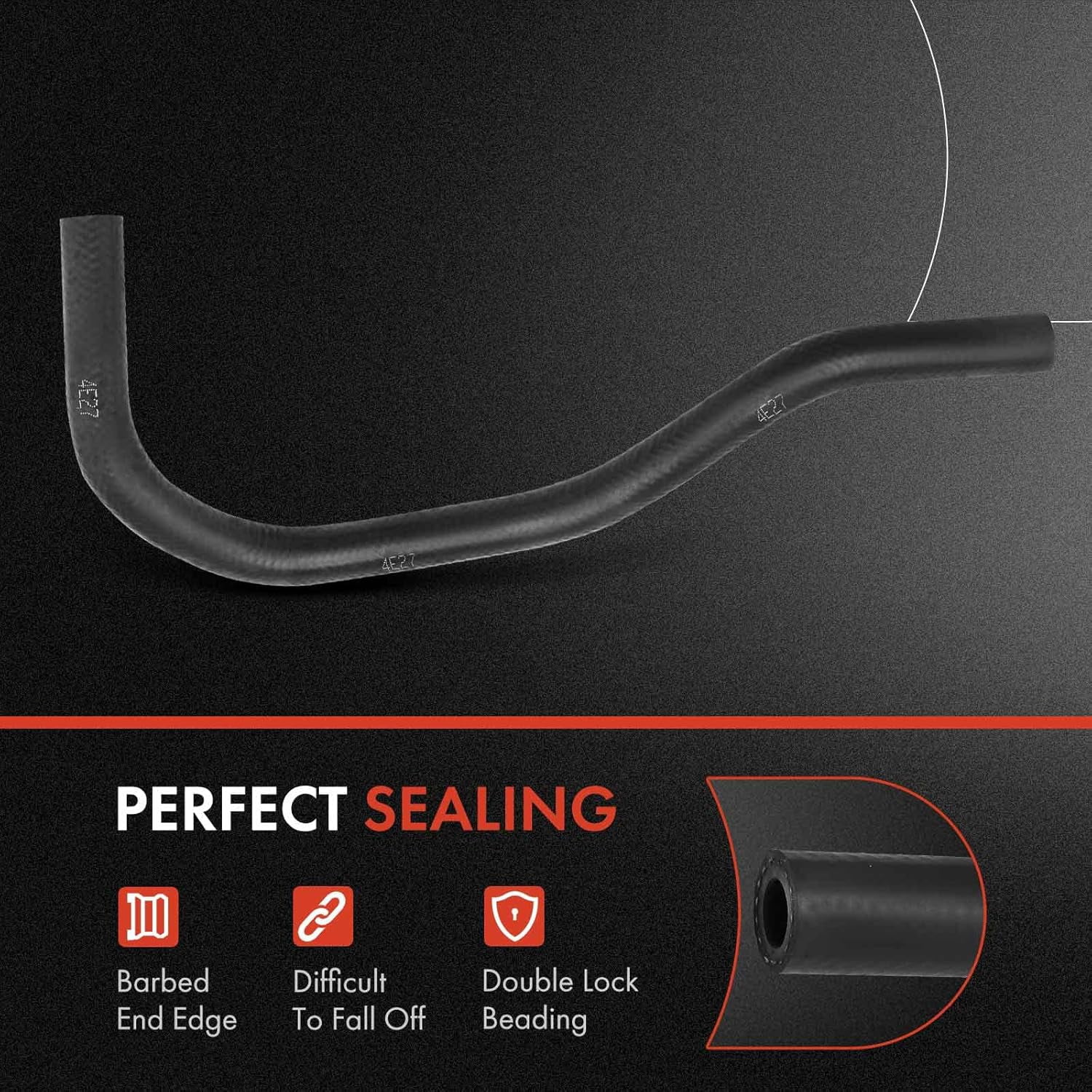 A-Premium Power Steering Reservoir Hose line Compatible with Acura MDX 2003 2004 2005 2006 V6 3.5L Reservoir To Pump