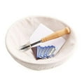 thumbnail image 4 of Round Shape Bread Proofing Basket Sourdough Proving Container Metal Dough Scraper Bread Bag Kit Workhe, 4 of 9