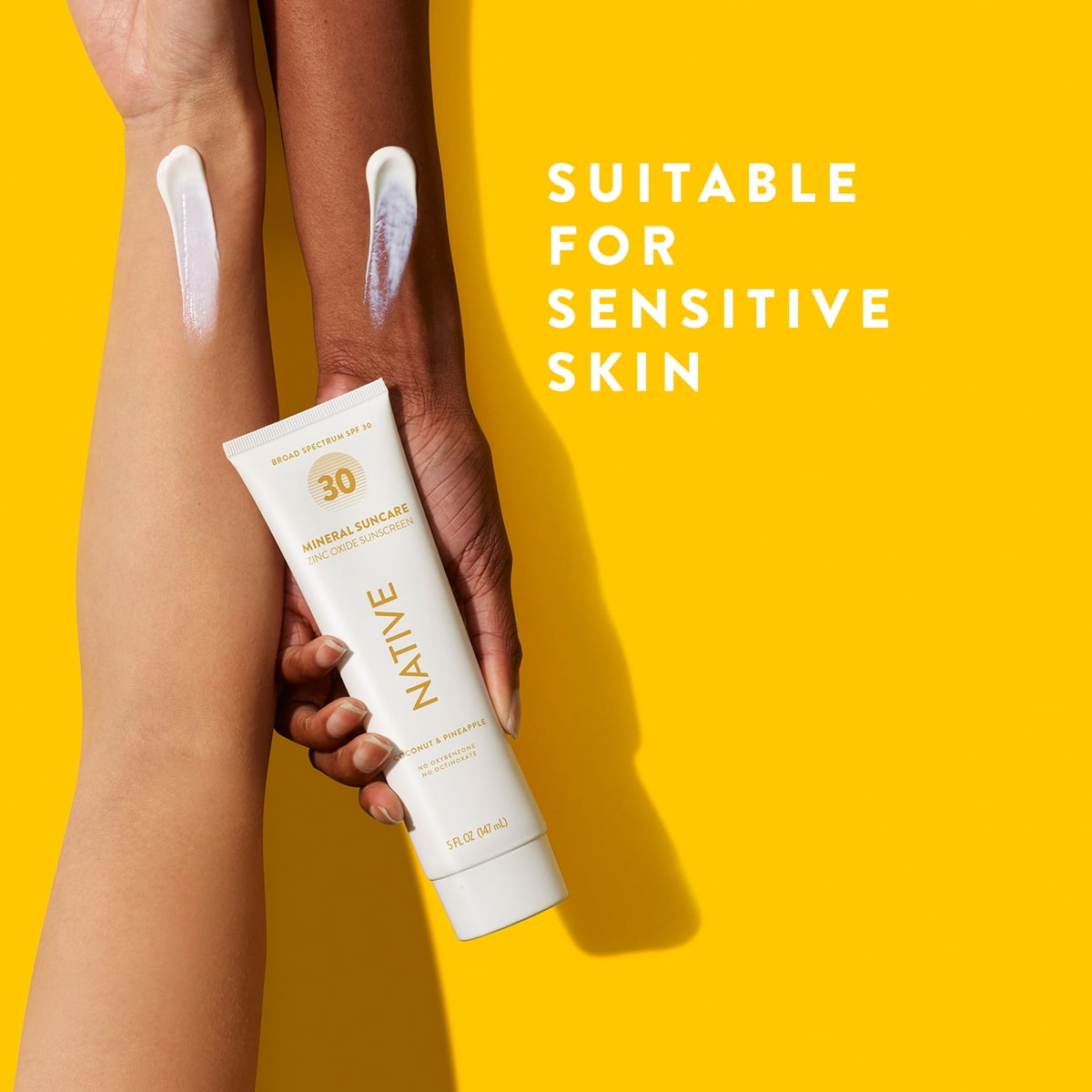 Native Coconut & Pineapple Mineral Sunscreen Lotion SPF 30, 5.0 oz