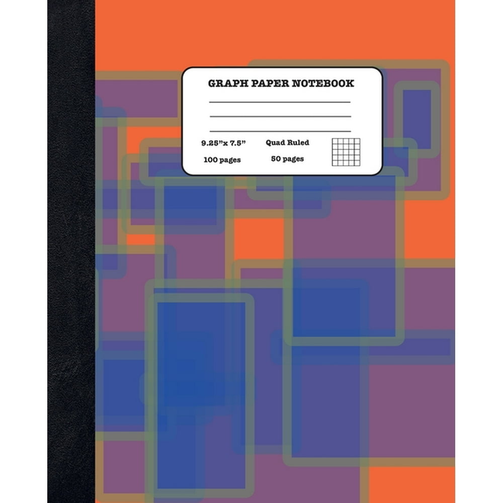 Graph Paper Notebook Quad Ruled 5x5 Geometry and Algebra Composition
