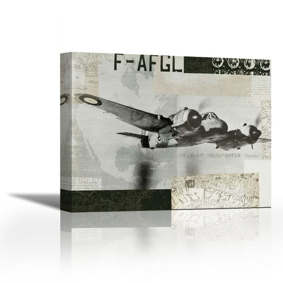 Wings Collage III - Contemporary Fine Art Giclee on Canvas Gallery Wrap - wall décor - Art painting - 15 x 12 Inch - Ready to Hang