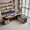 Right Return, variant on Vivvoo 78.74inch L Shaped Adjustable Executive Standing Desk with Cabinet Drawers