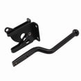 thumbnail image 2 of 6X Cerradura de Puerta Con Cerradura Automática Palanca de Gravedad Automática Cerradura de Puerta para Cerco de Madera Cierres de Puerta Acero Negro, 2 of 5
