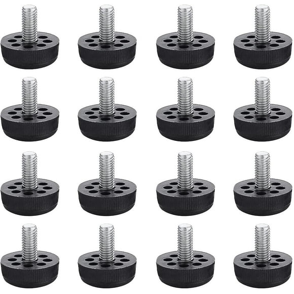 M8 Thicken Outdoor Furniture Levelers 1.14" Widen Adjustable Furniture Leveling Feet In Thread Non-slip