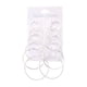 thumbnail image 1 of 6 Pairs/set Oversized Huge Hoop Earrings for Women Exaggerated Sexy Smooth Big Earing Party Gift, 1 of 3